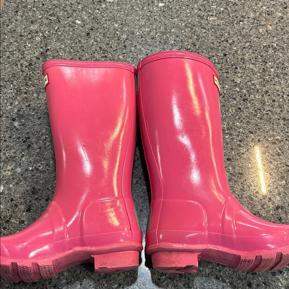Hunter Vibrant Pink Tall Boots - Picture 3 of 5